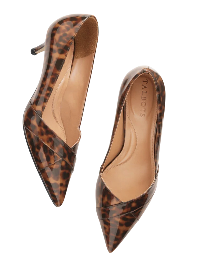 Erica Tort Patent Kitten Heel Pumps